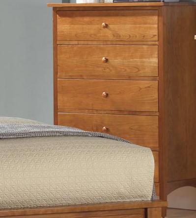 Cherry wood store 5 drawer dresser